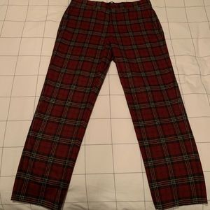 Brooks Brothers classic tartan wool pants